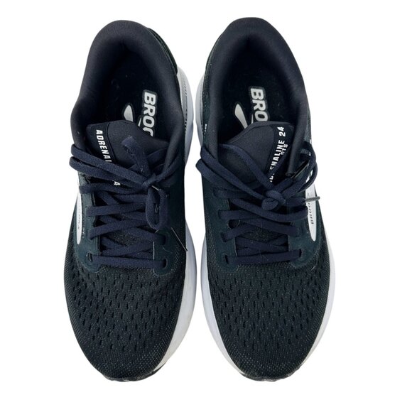 Brooks Adrenaline GTS 24 Running Shoes Black White Women's Size 7.5 Wide (D) - Picture 7 of 13